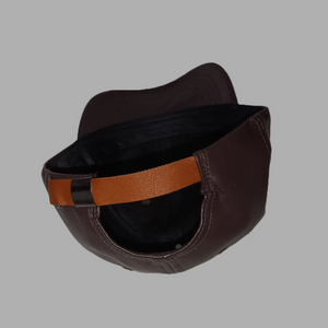 Adjustable Leather Cap 