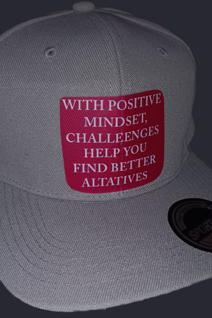 Positive Mindset Snapback baseball caps.