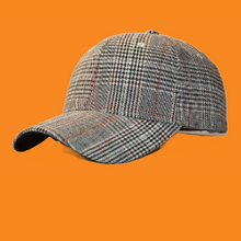 Load image into Gallery viewer, Striped Houndtooth Baseball Caps
