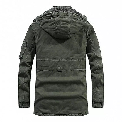 DIMUSI Winter Men's Jackets Fashion Fleece Warm Winbreaker Jackets Male Outdoor Thicken Military Thermal Hooded jackets Clothing.