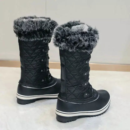 Winter Boots Women Snow Boots Winter Shoes Warm Thick Fur Non-slip Waterproof High Boots Woman Shoes Big Size 36-42.