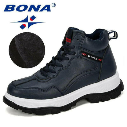 BONA New Fashion Style Women Snow Boots Women Plush Hot Platform Boots Winter Female Warm Botas Mujer Booties Feminimo.