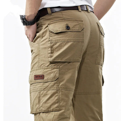 Khaki cargo pants at kmsinmotion.com