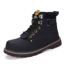 Cargar imagen en el visor de la galería, Winter  Yellow Boots With Fur Genuine Leather for Women Men Outdoor.
