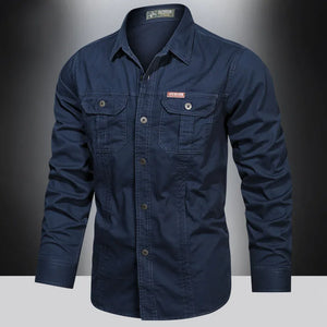 Dark blue cargo shirts