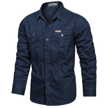 Cargar imagen en el visor de la galería, Long sleeve cargo shirts
