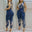 Blue jumpsuit at www.kmsinmotion.com