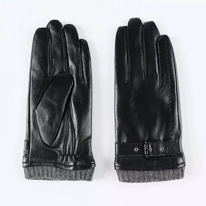 Genuine sheepskin Leather Gloves for men