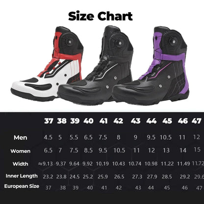 Motorcycle Men Boots Racing Shoes Riding Breathable Soft Boots Durable Off-road Motorbike Anti-kick protection Black Equipment