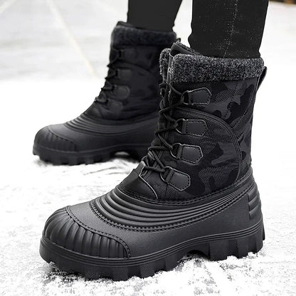 High Top Winter Camouflage Boots for men