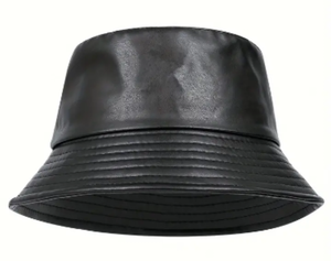 Leather Bucket hats 