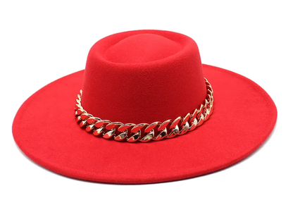 Fedora hats for men and women.