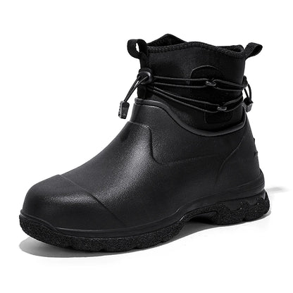 Men's  Thick Sole High Top Anti Slip  Work Safety Boots