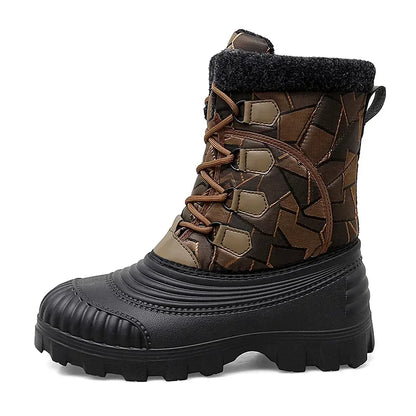 High Top Winter Camouflage Boots for men