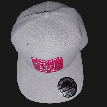 Positive Mindset Snapback baseball caps.