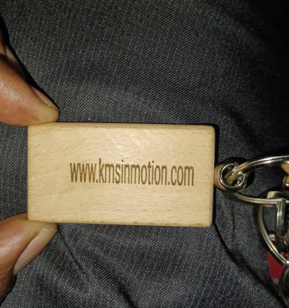 Wooden keyholder.