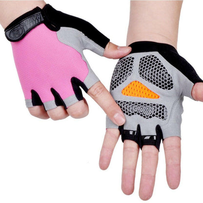 HOT Cycling Anti-slip Anti-sweat Men Women Half Finger Gloves Breathable Anti-shock Sports Gloves Bike Bicycle Glove.