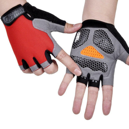 HOT Cycling Anti-slip Anti-sweat Men Women Half Finger Gloves Breathable Anti-shock Sports Gloves Bike Bicycle Glove.