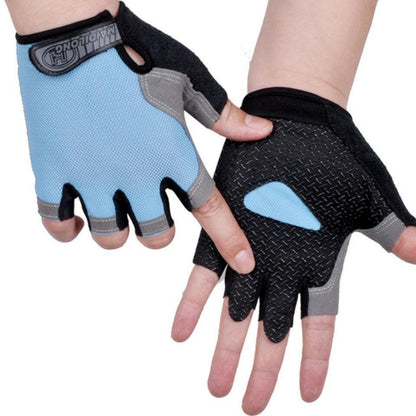 HOT Cycling Anti-slip Anti-sweat Men Women Half Finger Gloves Breathable Anti-shock Sports Gloves Bike Bicycle Glove.