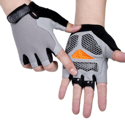 HOT Cycling Anti-slip Anti-sweat Men Women Half Finger Gloves Breathable Anti-shock Sports Gloves Bike Bicycle Glove.