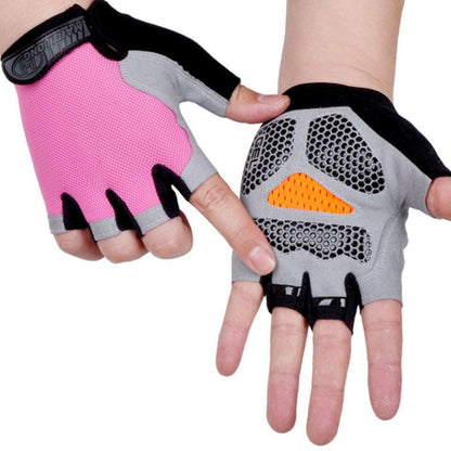 HOT Cycling Anti-slip Anti-sweat Men Women Half Finger Gloves Breathable Anti-shock Sports Gloves Bike Bicycle Glove.