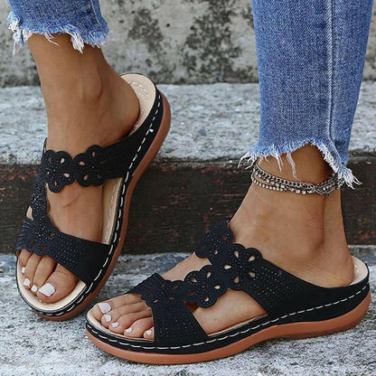 Woman Sandals Soft Bottom Summer Shoes Women Wedges Shoes With Heels Sandals Casual Beach Chaussure Femme Summer Sandals.