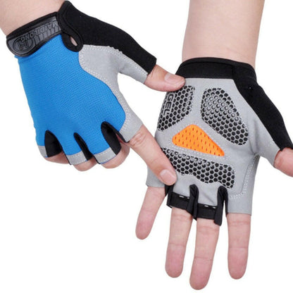 HOT Cycling Anti-slip Anti-sweat Men Women Half Finger Gloves Breathable Anti-shock Sports Gloves Bike Bicycle Glove.