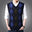 New Fashion Brand Sleeveless Sweater Mens Pullover Vest V Neck Slim Fit Jumpers Knitting Patterns Autumn Casual Clothing Men.