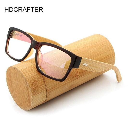 Wooden Eyeglasses Frames Men Oversized Bamboo Glasses at www.kmsinmotion.com