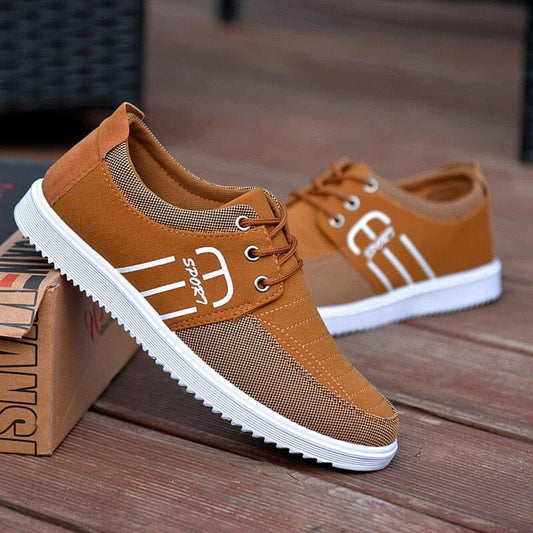 Summer Casual Shoes Men Sneakers Breathable Canvas Shoes For Men.