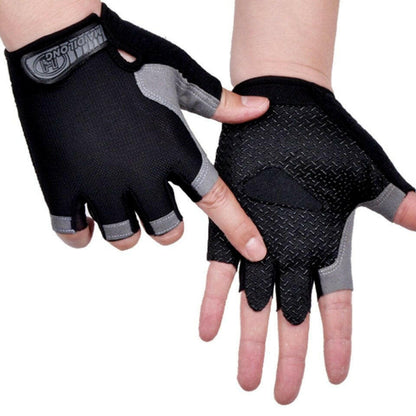 HOT Cycling Anti-slip Anti-sweat Men Women Half Finger Gloves Breathable Anti-shock Sports Gloves Bike Bicycle Glove.