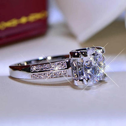 Exquisite diamond-studded wedding ring symbolizing luxury and sophistication