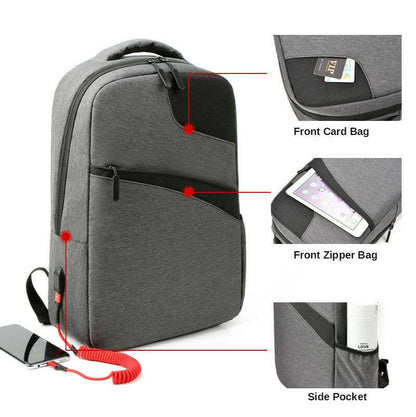 Durable laptop backpack featuring USB charging capability for modern travelers